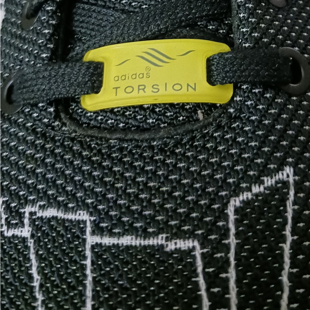 Adidas Men's Black and White Graphic Sneakers - Picture 9 of 12